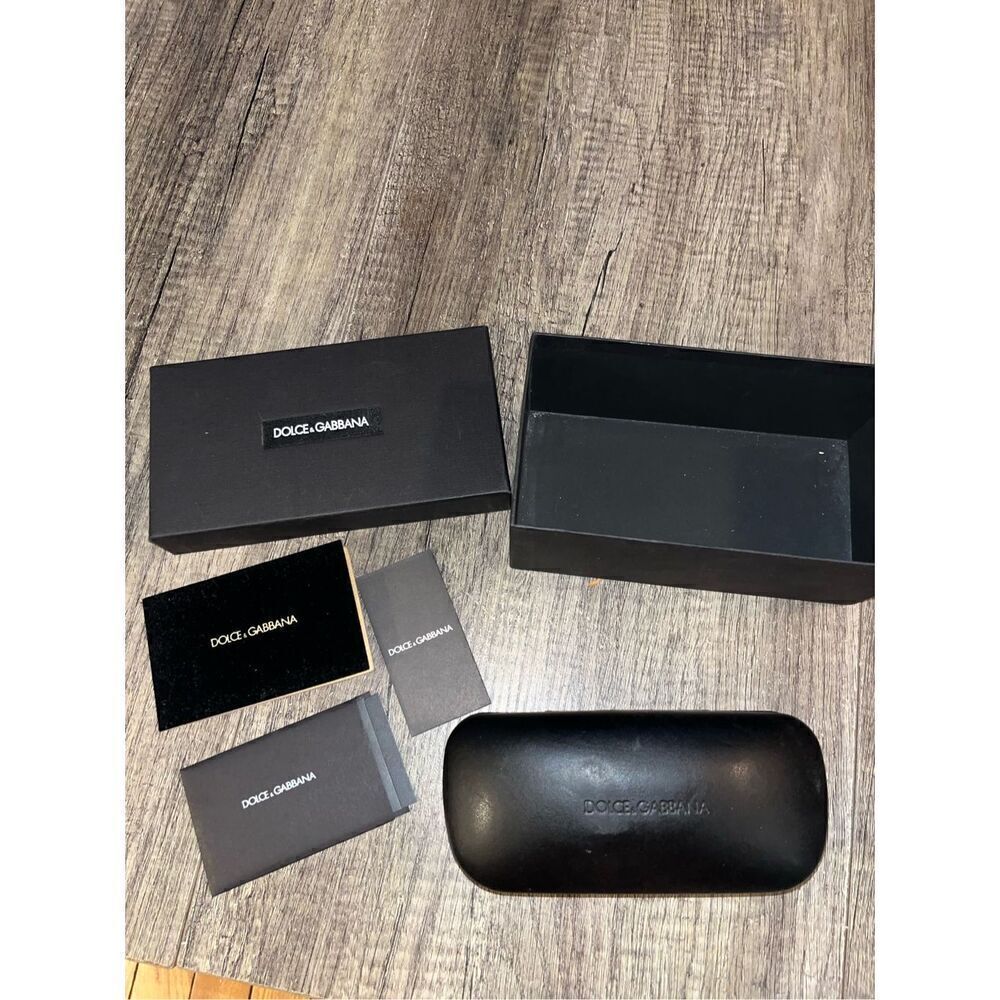 Dolce & Gabbana Sunglasses Black DD3062 501/6G with case &box - Picture 3 of 9